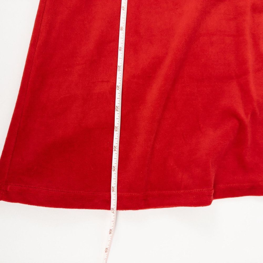NEW Vintage 90s Sweet Potatoes Velour Cat Princess Dress Made in USA Red Sz 6X - Picture 10 of 10